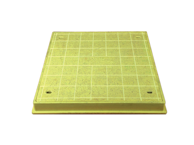 SMC玻璃(li)鋼-仿花(huā)磚井蓋(gai)